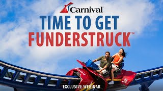 Introducing FUNDERSTRUCK with Carnival Cruise Line CruiseWebinar [upl. by Nilatak]