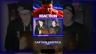 CAPTAIN AMERICA BRAVE NEW WORLD TRAILER REACTION Captain America 4  Red HULK [upl. by Aerdnaxela]