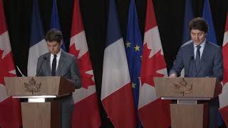 Le Canada et la France resserrent leurs liens bilatéraux [upl. by Auhsaj]