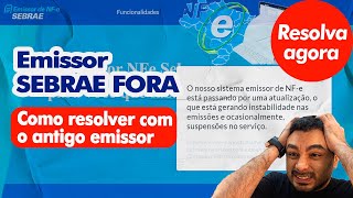 ERRO Emissor do SEBRAE FORA DO AR  Como Baixar o Antigo Emissor 401 de Nota Fiscal NFE [upl. by Ravel369]