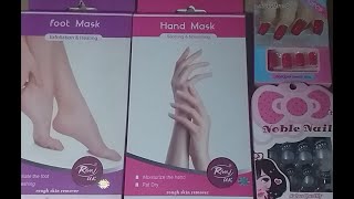 RIVAJ UK FOOT MASK EXFOLIATION amp HEALING HAND MASK SOOTHING amp NOURISHING RIVAJ UK PAKISTAN SAVLOGS [upl. by Kariotta327]