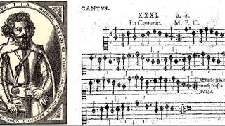 M Praetorius 15711621 Le Canarie XXXI from Terpsichore  Organ transcription [upl. by Anan]