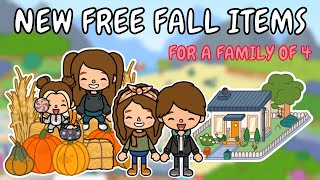 Updated Free Fall House 🎃🍂 Toca Boca Free House Ideas 😍 TOCA GIRLZ [upl. by Etteoj]