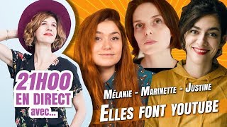 LIVE  Elles font Youtube  Marinette  Justine  La manie du cinéma [upl. by Alakim]