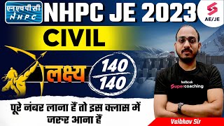 NHPC JE Previous Year Question Paper Civil  NHPC JE Recruitment 2023  NHPC JE 2023  Vaibhav Sir [upl. by Mailliw]