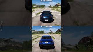 Forza Horizon 5  Mazda MX5 Miata RF 2022 vs Subaru WRX 2022 Aerodromo Drag Race Stock [upl. by Akciret]