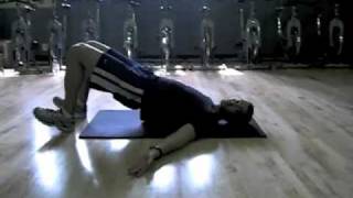 Trainer Josh Fixes Low Back Pain Hip Bridge Progressions [upl. by Irma607]