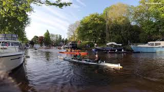 Leeuwarden  Elfsteden Roeimarathon Start Impressionen  Holland by Boat [upl. by Laurita]