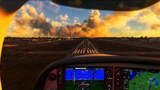 Cirrus SR22 Landing In Seletar Airport XSPWSSL  MSFS2020 [upl. by Winonah]