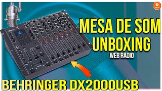 BEHRINGER DX2000USB  UNBOXING [upl. by Bernelle]