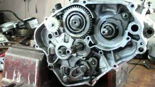 Yamaha DT TDR TZR KTM LC2 Sachs ZX 125 Rozbieranie silnika  engine disassembly [upl. by Nnyletak15]