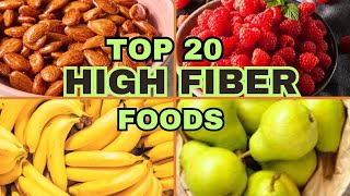 Top 20 High Fiber Foods You Should Eat Everyday [upl. by Beaudoin]