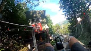 Ripleys Mountain Coaster Gatlinburg Tennessee Onride POV [upl. by Jessika]