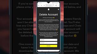 How to delete snapchat account  snapchat account delete kaise kare permanently 2024  snapchat [upl. by Gault68]