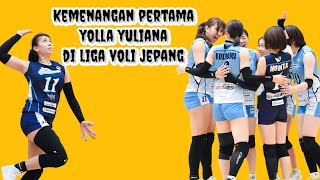 Kemenangan pertama Yolla Yuliana saat perkuat Tokyo Sunbeams [upl. by Eidas]