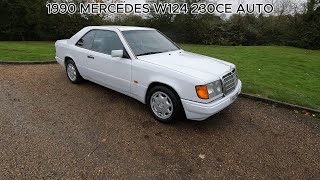 1990 MERCEDES W124 230CE AUTO [upl. by Adnawt442]