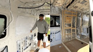 Self Built campervan STARTING THE SHOWER S1Ep3 [upl. by Enilraep49]