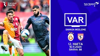 VAR – Sahada İnceleme  GalatasaraySamsunspor  12 Hafta  Dakika 88 [upl. by Ferrel412]