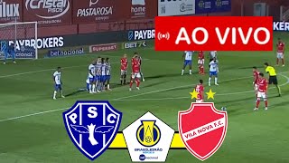 PAYSANDU x VILA NOVA AO VIVO I BRASILEIRÃO SÉRIE B 2024 I JOGO AO VIVO [upl. by Ahsilram]