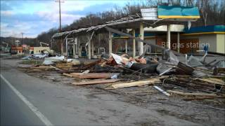 Salyersville KY 2012 tornado damage [upl. by Euginimod]