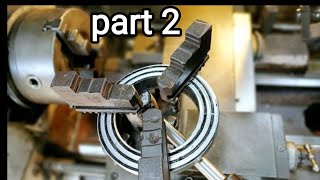 cara membuat ulir spiral archimedes di mesin bubut part 2  how to make a spiral thread [upl. by Jit]