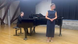 Kennst du das Land  Schumann  Imogen Baker Soprano amp Maria Gapon Piano [upl. by Eimat]