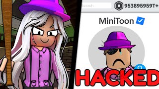 I stole MINITOONS account to play PIGGY [upl. by Eseerahs]