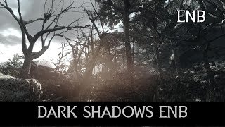 Skyrim SE Dark Shadows ENB Grim amp Desaturated ENB for Vanilla Weathers  Showcase amp Gameplay [upl. by Aiken954]