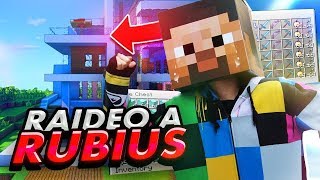 RAIDEO la BASE SECRETA de quot RUBIUS quot en MINECRAFT  TROLLEOS EN MINECRAFT 238 [upl. by Einnok118]