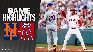 Mets vs Angels Game Highlights 8324  MLB Highlights [upl. by Wendall]