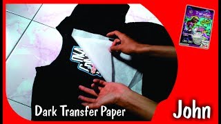 Tutorial Sablon Baju Dark Transfer Paper A4 Mudah dan simpel [upl. by Capp]