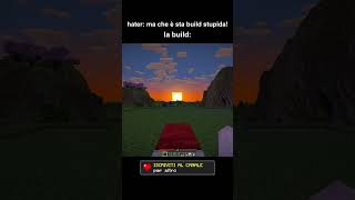 Cosè sta build minecraft minecraftshorts minecraftmemes shorts funny memes gaming fyp [upl. by Harriott]