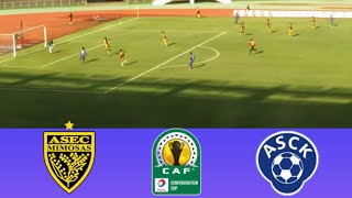 🔴 LIVE ASEC Mimosas vs ASC Kara CAF Confederation Cup  2024 Live Match Updates [upl. by Pomeroy779]