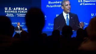 President Obama Delivers Remarks at the USAfrica Leaders Summit [upl. by Rednas]