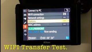 Nikon Z6Z7 Wifi Transfer Range test Part 2 [upl. by Tnert]