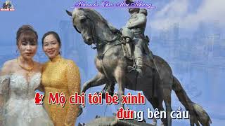 Chị tôi song ca Karaoke MaiKhangVideo [upl. by Enywtna]