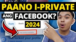 HOW TO PRIVATE FACEBOOK ACCOUNT HOW TO LOCK FACEBOOK PROFILE 2024 [upl. by Aidan]