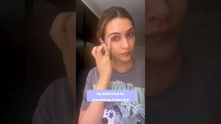 kriti sanons trick to prevent crows feet  celebrity skincare tipsshortsviraltrending share [upl. by Ferneau]