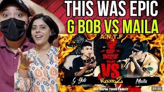 INDIAN REACT GBob Vs Maila  ANTF Rap Battle [upl. by Sialac]