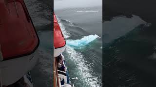 Carnival Cruise Ship Collides With Large Piece of Floating Ice [upl. by Nednil308]