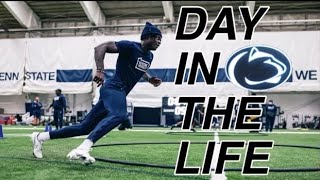 Day In The Life Of a D1 Football Athlete  Penn State Football [upl. by Aciretal]