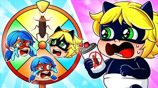 ✨ WHAT REALLY HAPPENED ✨ Baby Cat Noir and the Bug Spray Who Will Turn into a Cockroach Next [upl. by Susumu853]