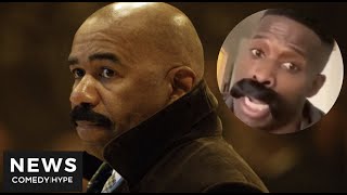 Steve Harvey Finally Confronts Godfrey For Impersonating Him quotIm Knocking Yall Outquot [upl. by Chan]