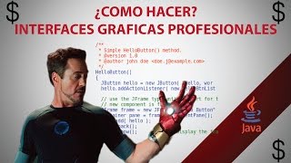 Como Hacer una Interfaz Gráfica Profesional en JAVA con NetBeans [upl. by Yerg]