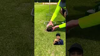 BERHASIL SI OOM ⁉️ sc TheLawnTools golf grass golfswing [upl. by Angid]