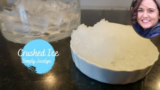 How to Make Crushed Ice for Cocktails  Simply Jocelyn [upl. by Brittany]