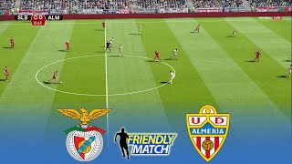 Benfica vs Almeria  Club Friendly Match  21 July 2024  Full Match  PES Realistic Gameplay [upl. by Haliek]