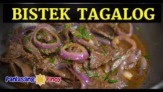 Bistek Tagalog  Beefsteak  Filipino Beef Steak Recipe [upl. by Ynnohj]