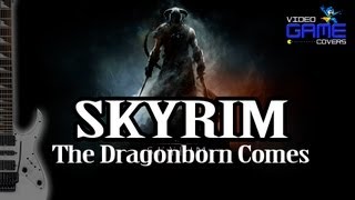 Skyrim  The Dragonborn Comes guitar cover  Guitar Geek [upl. by Sukhum127]