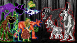 Catnap Dogday Hoppy Hopscotch Vs Zoonomaly Zookeeper Monster Rabbit and Smile Cat Animation DC2 [upl. by Lilian601]